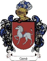 Escudo del apellido Gené