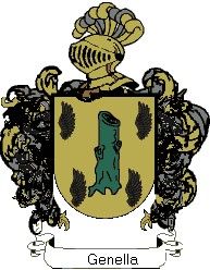 Escudo del apellido Genella