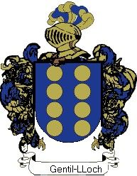 Escudo del apellido Gentil-lloch