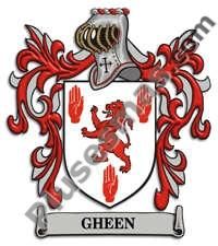 Escudo del apellido Gheen