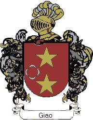 Escudo del apellido Giao