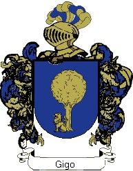 Escudo del apellido Gigo