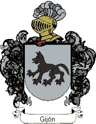 Escudo del apellido Gijón