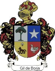 Escudo del apellido Gil de borja