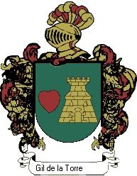 Escudo del apellido Gil de la torre