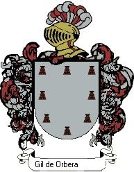 Escudo del apellido Gil de orbera