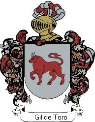 Escudo del apellido Gil de toro