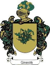 Escudo del apellido Ginestá