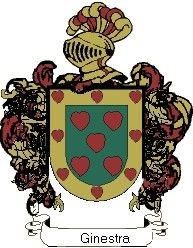 Escudo del apellido Ginestra