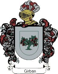 Escudo del apellido Girban