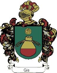 Escudo del apellido Gis