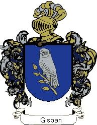 Escudo del apellido Gisban