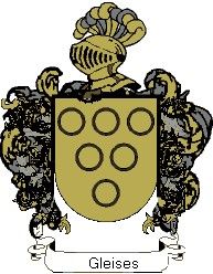 Escudo del apellido Gleises