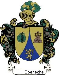 Escudo del apellido Goeneche