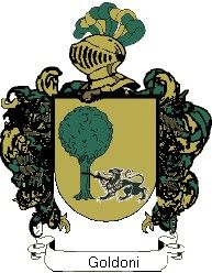 Escudo del apellido Goldoni