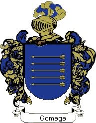 Escudo del apellido Gomaga