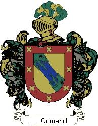 Escudo del apellido Gomendi