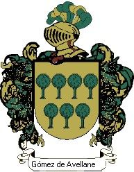 Escudo del apellido Gómez de avellaneda