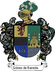 Escudo del apellido Gómez de barreda