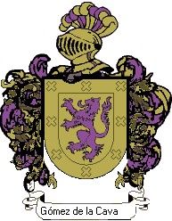 Escudo del apellido Gómez de la cava