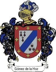 Escudo del apellido Gómez de la hoz