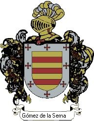 Escudo del apellido Gómez de la serna