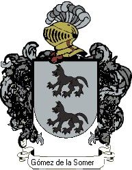 Escudo del apellido Gómez de la somera