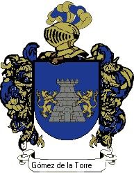 Escudo del apellido Gómez de la torre