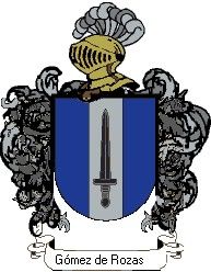 Escudo del apellido Gómez de rozas