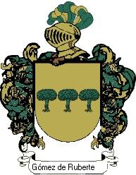 Escudo del apellido Gómez de ruberte