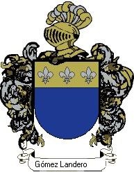 Escudo del apellido Gómez landero