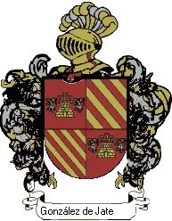 Escudo del apellido González de jate