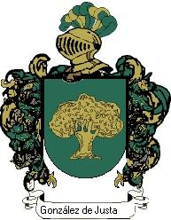 Escudo del apellido González de justa