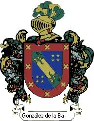 Escudo del apellido González de la bárcena