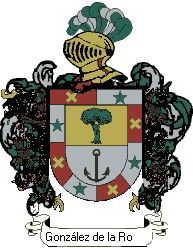 Escudo del apellido González de la roa