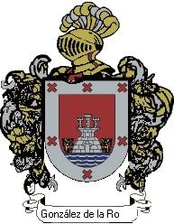 Escudo del apellido González de la rosa