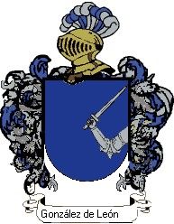 Escudo del apellido González de león