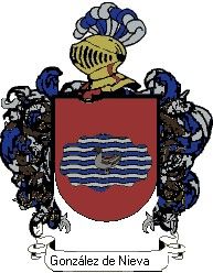 Escudo del apellido González de nieva