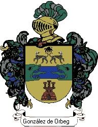 Escudo del apellido González de orbegozo