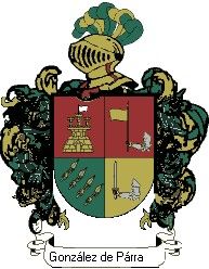 Escudo del apellido González de párraga