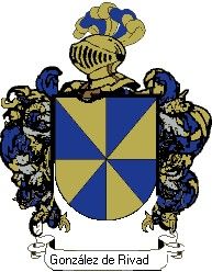 Escudo del apellido González de rivadeneyra