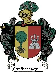 Escudo del apellido González de segovia