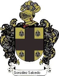 Escudo del apellido González salcedo