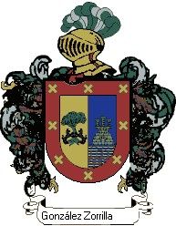 Escudo del apellido González zorrilla