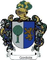 Escudo del apellido Gordiola