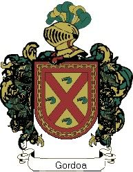 Escudo del apellido Gordoa