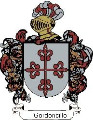 Escudo del apellido Gordoncillo