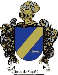 Escudo del apellido Goros de perpiñá