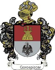 Escudo del apellido Gorospizcar