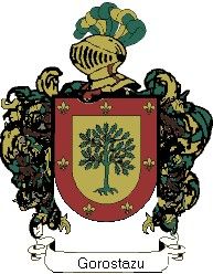 Escudo del apellido Gorostazu